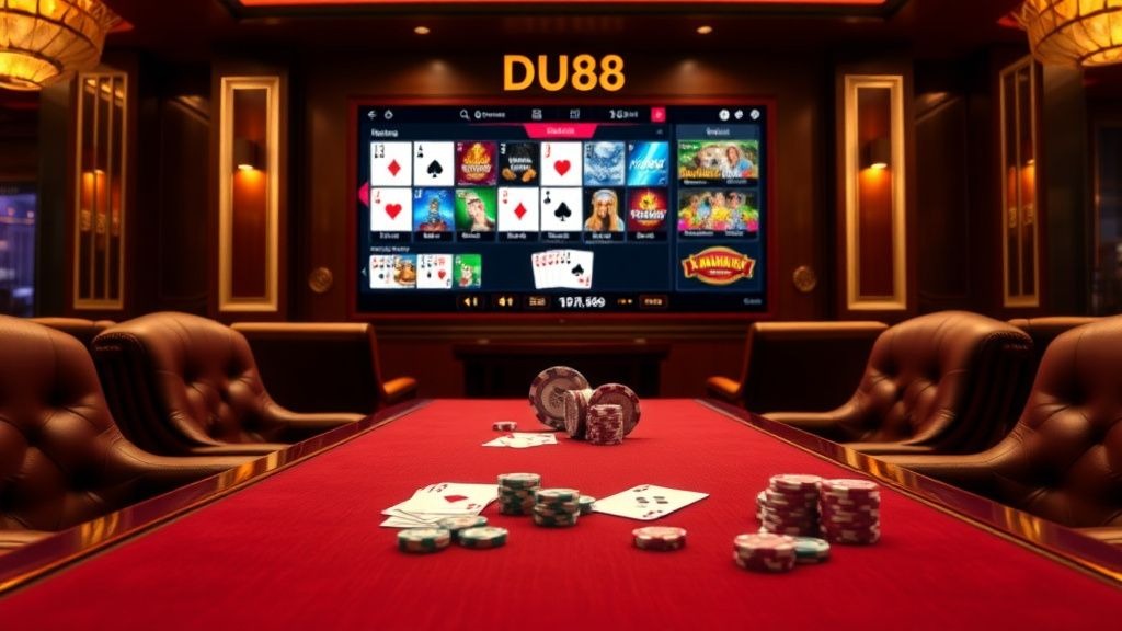 Khám Phá Đỉnh Cao của Game bài DU88 – Nơi Hội Tụ Cộng Đồng Yêu Thích Chơi Bài Trực Tuyến